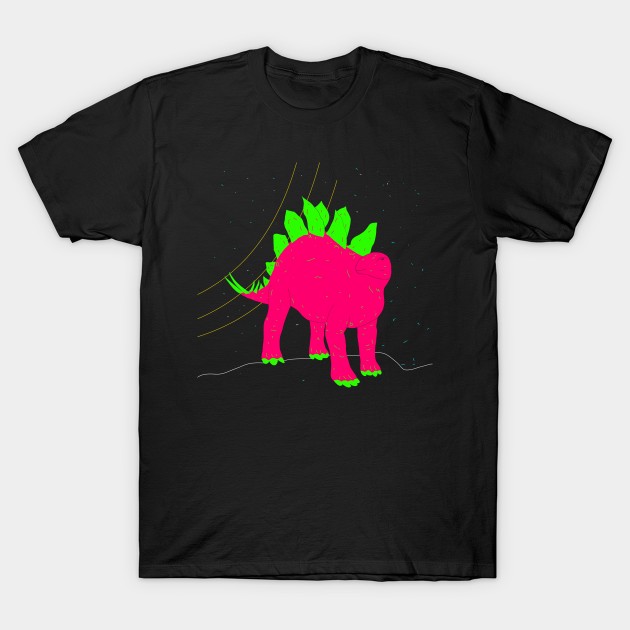 Dinosaur Stegosaurus T-Shirt by Namwuob